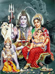 shiva kutumb i.e. shiva & family